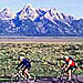 Teton Mountain Bike - 3 day Spring Tour - Hop aboard our best mountain and road bikes to tour the Tetons, Yellowstone and Wyoming's Badlands near Jackson Hole. All-inclusive lodging, meals, bikes & gear, just $1095.