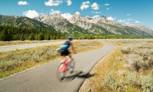Biking Jackson and Grand Teton Park
