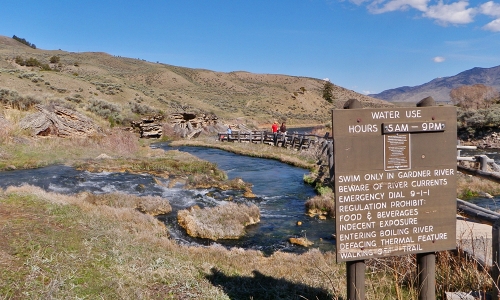 Yellowstone Boiling Springs Gardner River