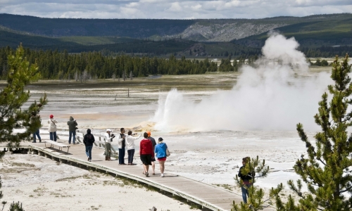 Fountain Paint Pots Nature Trail in Yellowstone