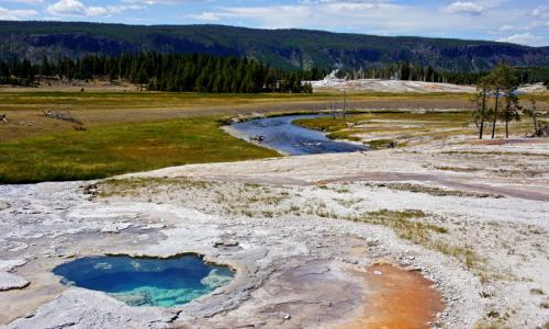 Hot Spring in Midway Geyser Basin