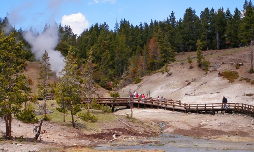 Yellowstone Dragons Mouth Spring