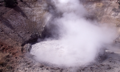 Mud Volcano Yellowstone Park