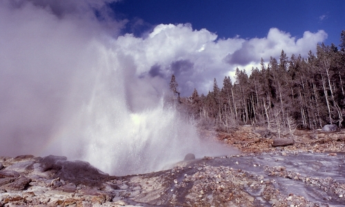 Yellowstone Steamboat Geyser