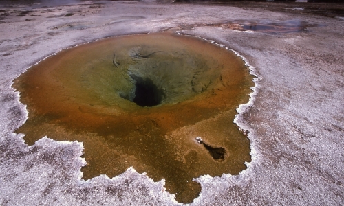 West Thumb Geyser Basin Yellowstone Park