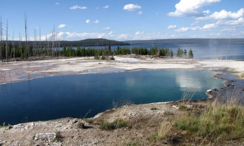 West Thumb Geyser Basin Yellowstone