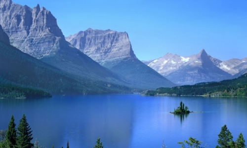 Glacier National Park St Mary Lake
