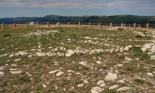 Medicine Wheel in the Big Horn Mountains in Wyoming