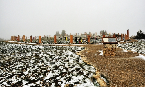 Medicine Wheel in the Big Horn Mountains in Wyoming