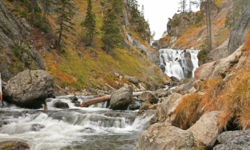 Yellowstone Waterfalls Mystic
