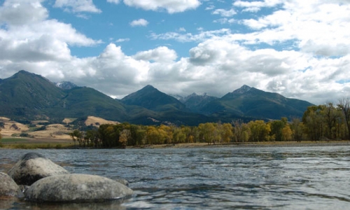 Yellowstone River in Paradise Valley