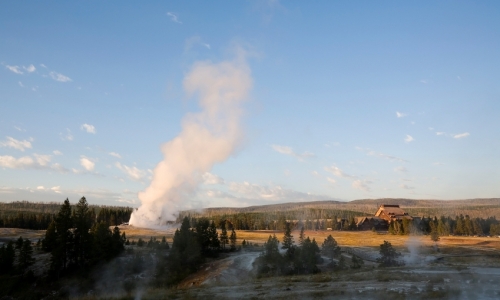 Old Faithful in Yellowstone