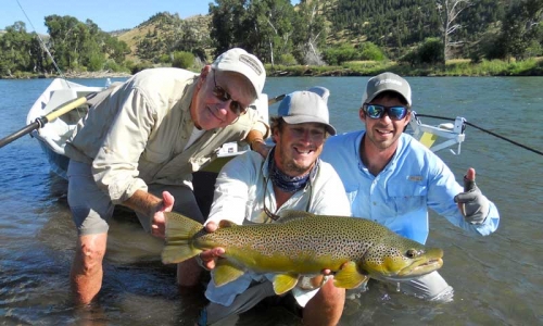 Fly Fishing Drift Boat Yellowstone River Montana Lone Peak Outfitters Guide Springdale Montana