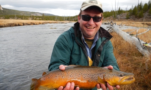 Fishing the Madison River in Yellowstone National Park