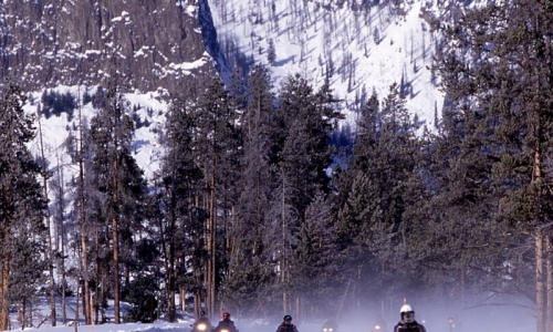 Yellowstone Snowmobile Trails