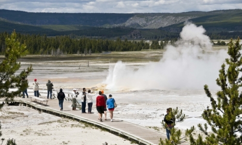 Fountain Paint Pots Nature Trail in Yellowstone