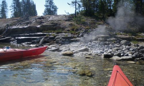 Sea Kayaking Yellowstone Lake