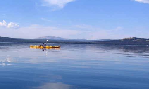 Kayaking West Yellowstone Montana Lake Yellowstone National Park