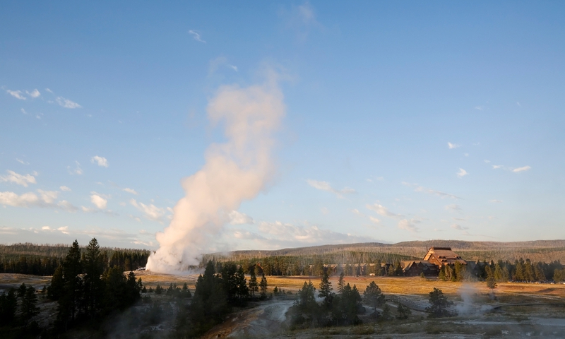 Old Faithful in Yellowstone