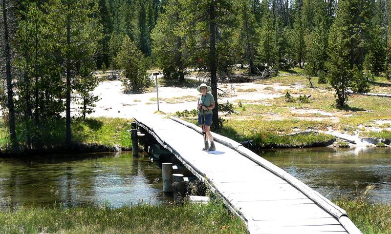 Trail to Lonestar Geyser