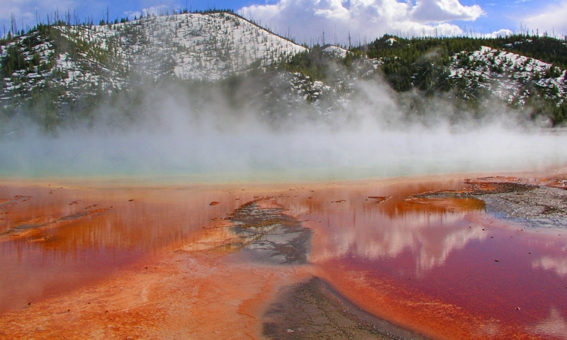Grand Prismatic Spring Midway Geyser Basin Yellowstone