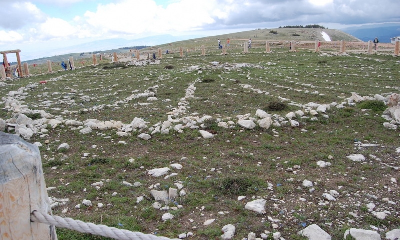 Medicine Wheel in the Big Horn Mountains in Wyoming