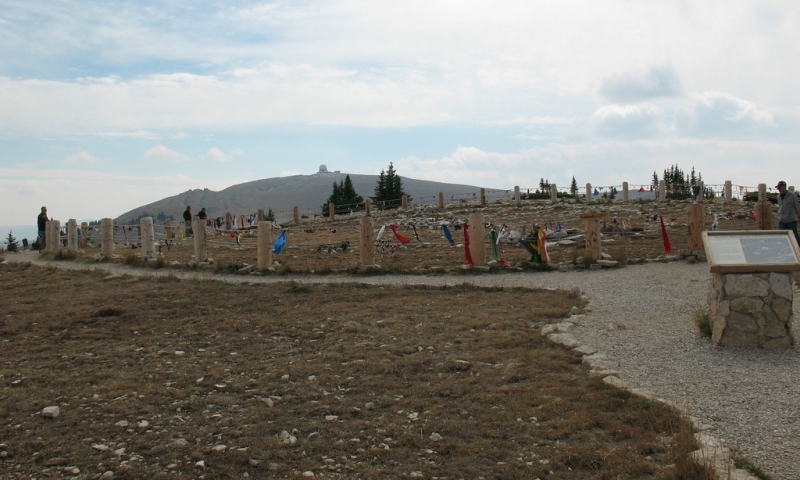 Medicine Wheel in the Big Horn Mountains in Wyoming