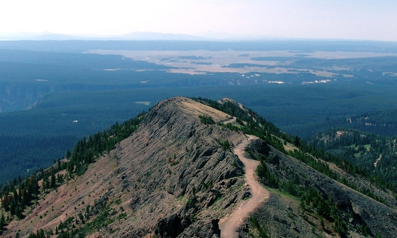 Mount Washburn Trail in Yellowstone National Park
