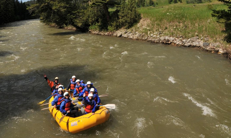Scenic Float along the Gallatin River near Big Sky