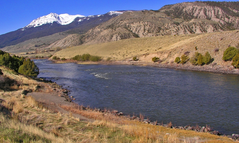 Yellowstone River Yellowstone Gardiner Montana