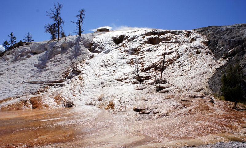 Mammoth Hot Springs in Yellowstone