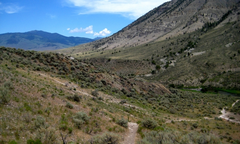 Lava Creek Trail in the Mammoth Area of Yellowstone Park