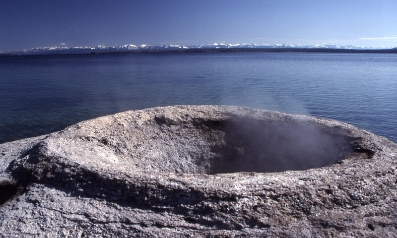 West Thumb Geyser Basin Yellowstone Fishing Cone