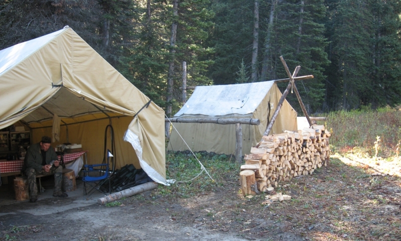 Horse Pack Camp Backcountry Jackson Wyoming Trip Hunting