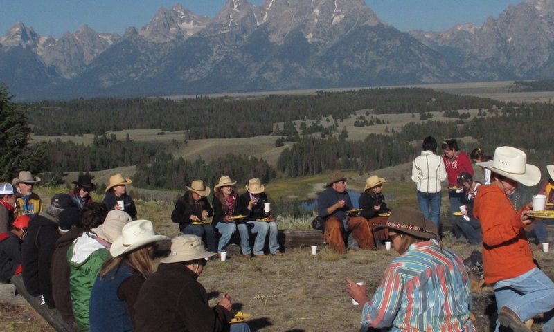 Chuckwagon Dinner Triangle X Ranch Jackson Wyoming