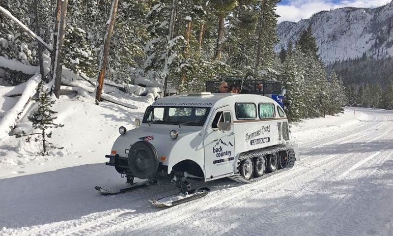 how long is a snowcoach tour in yellowstone