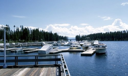 Lake Village, Fishing Bridge, & Bridge Bay Map