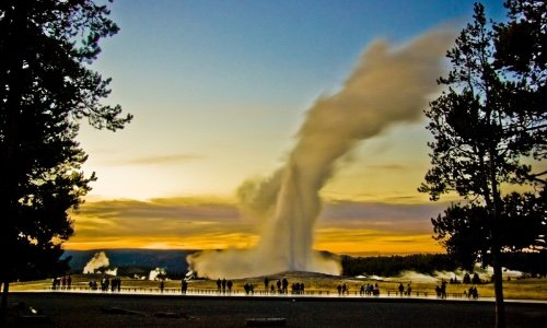 Old Faithful Area Map