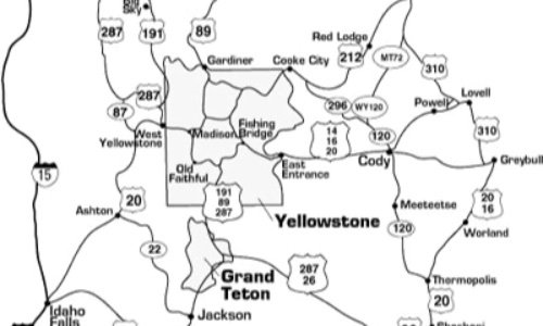 Yellowstone Regional Map