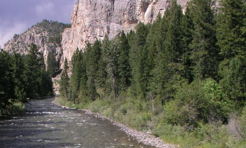 Gallatin Canyon in Montana